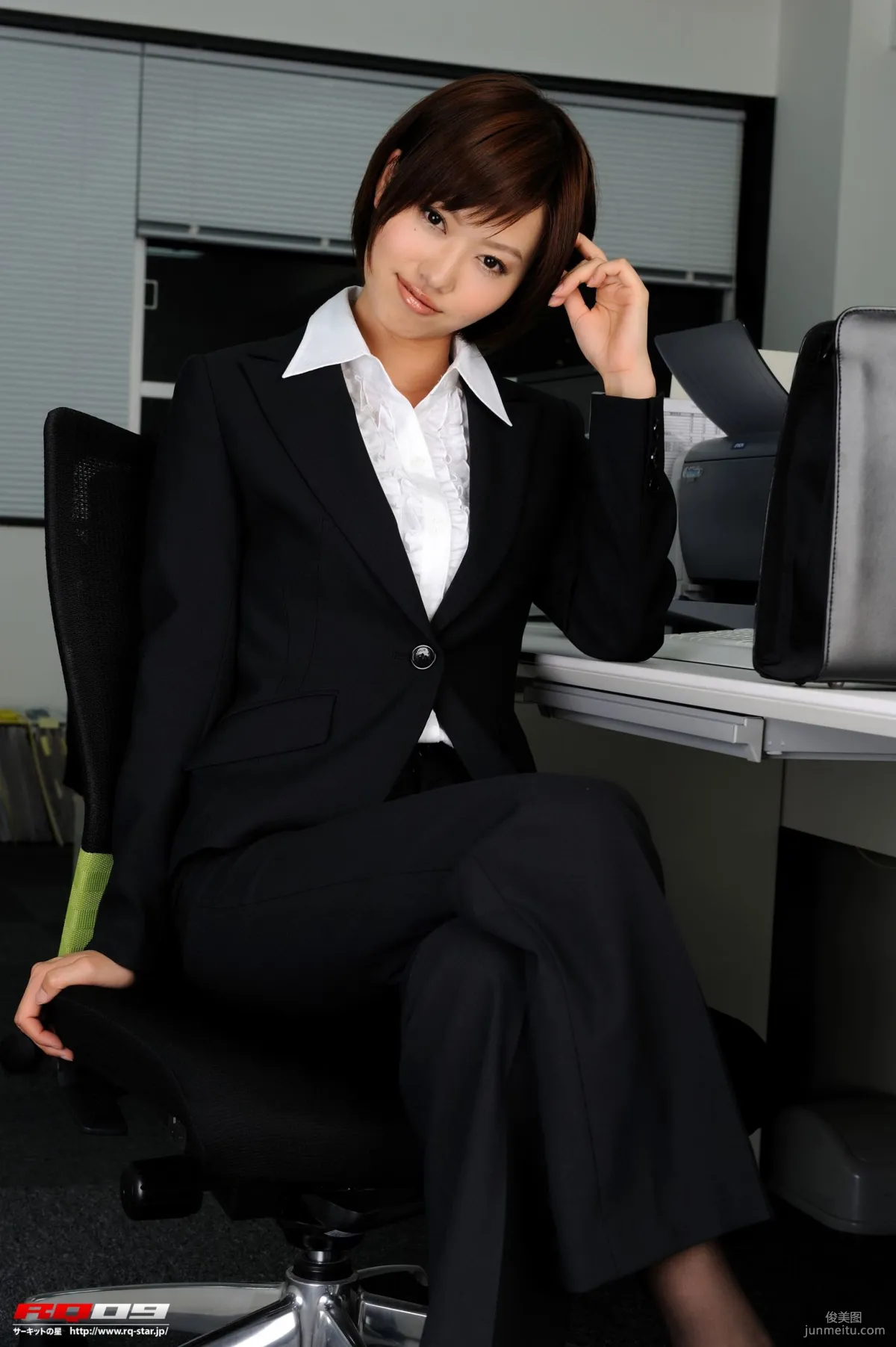[RQ-STAR Photo Set] NO.00155 Emiri Fujimura Recruit Style Office Beauty Series photo 20