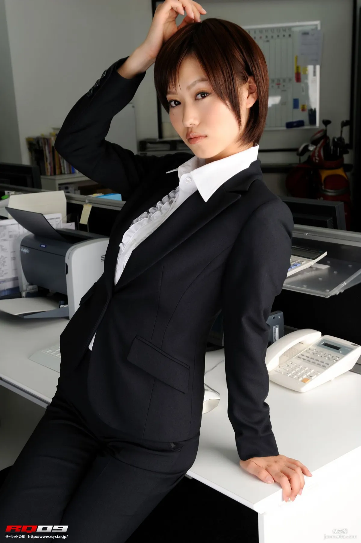 [RQ-STAR Photo Set] NO.00155 Emiri Fujimura Recruit Style Office Beauty Series photo 3