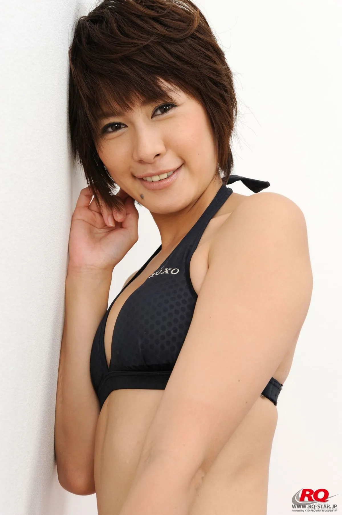 [RQ-STAR] NO.00077 Akiko Fujihara 藤原明子 Swim Suits – Black 寫真集 30