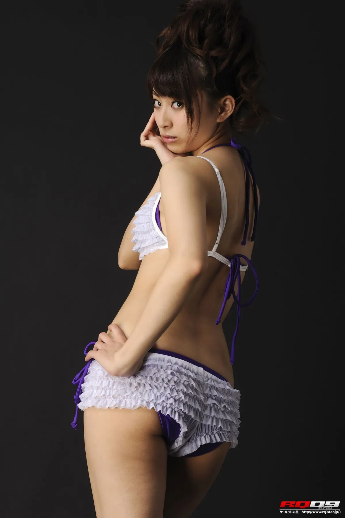 [RQ-STAR] NO.00146 林杏菜 Swim Suits – Purple 写真集21