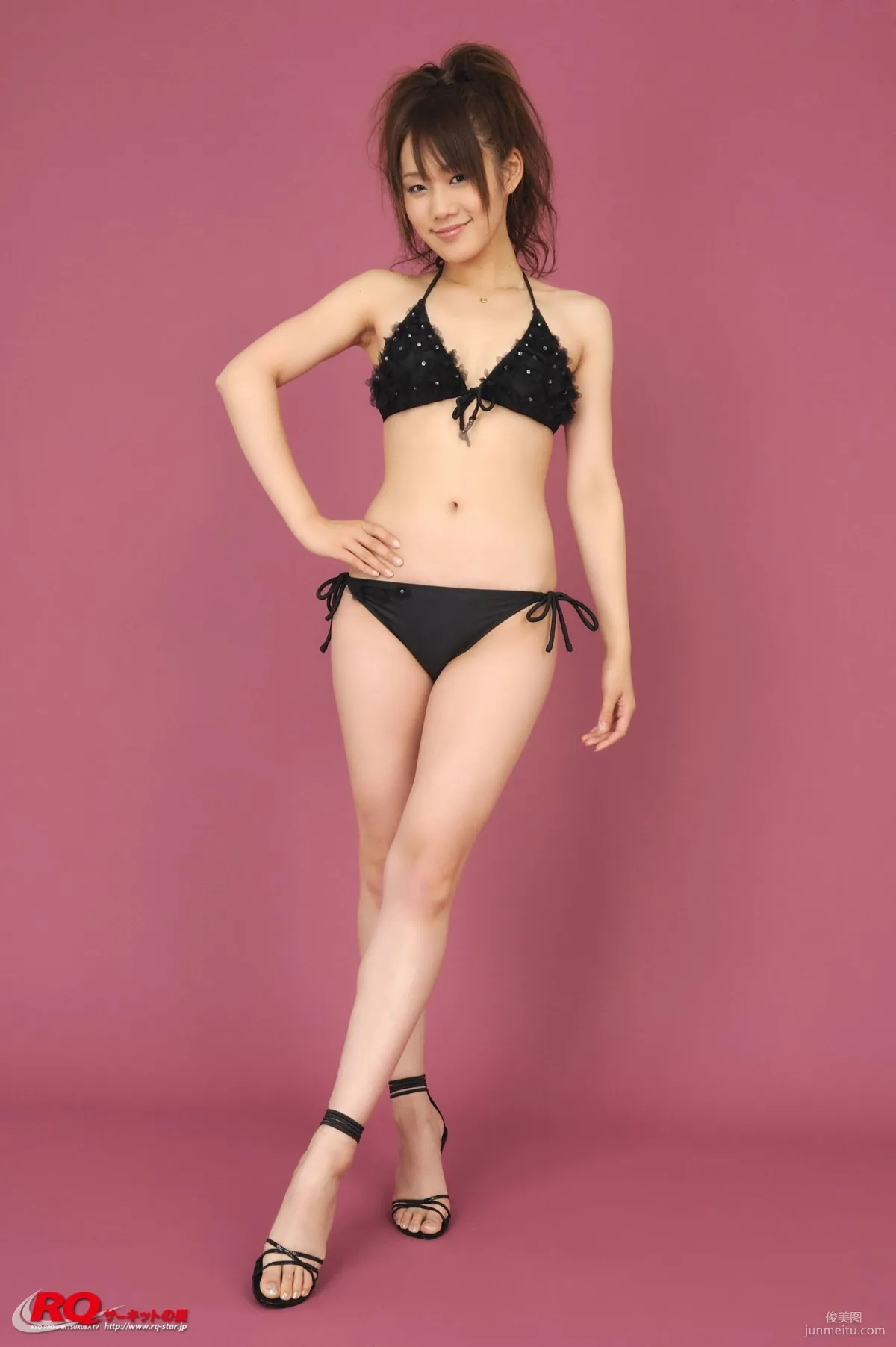 [RQ-STAR] NO.00126 Reina Fuchiwaki 淵脇レイナ Swim Suits – Black 寫真集 9
