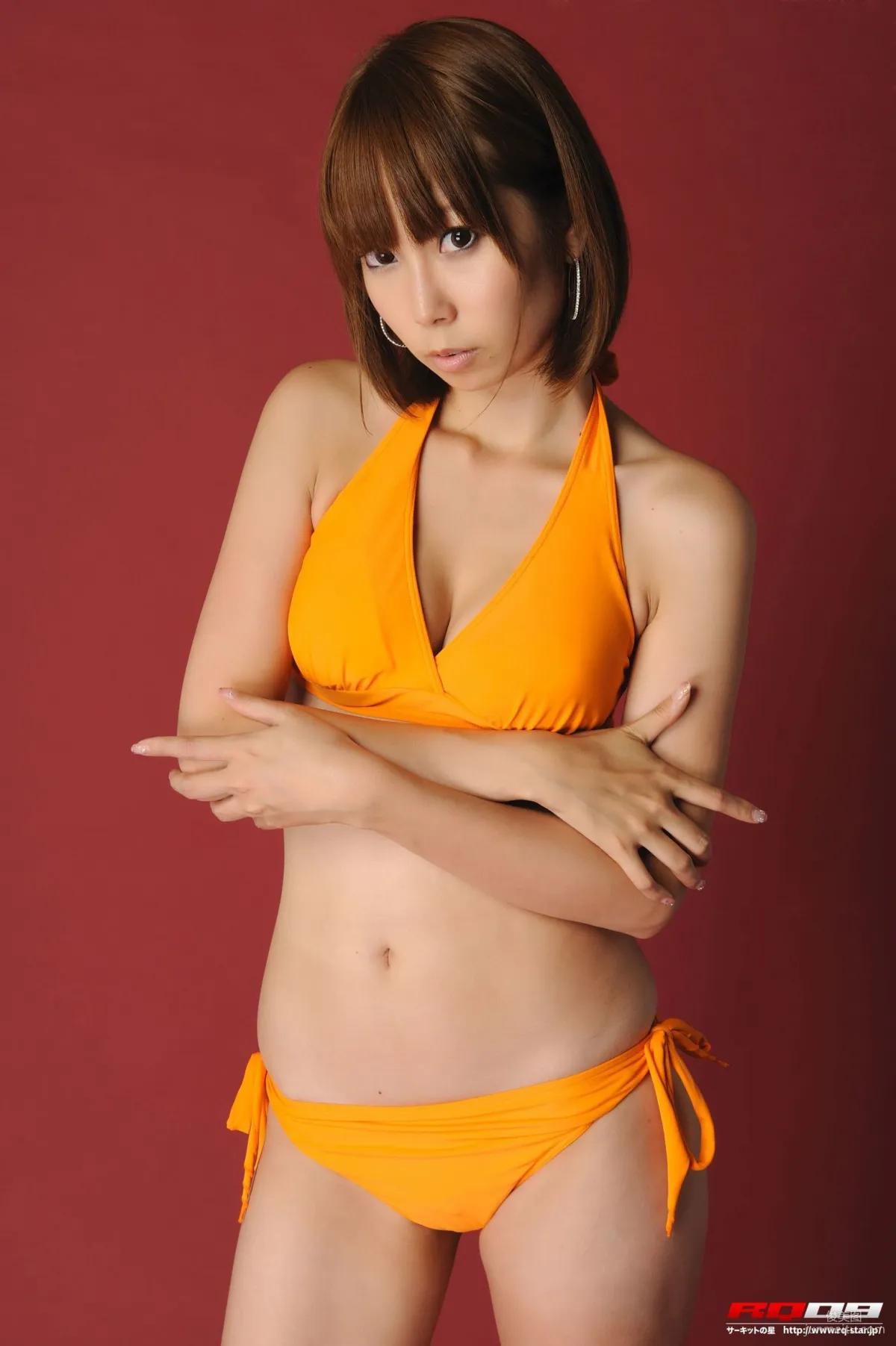 [RQ-STAR] NO.00208 Tokunaga Sueyu Swim Suits Swimwear - Orange Photo Set photo 42