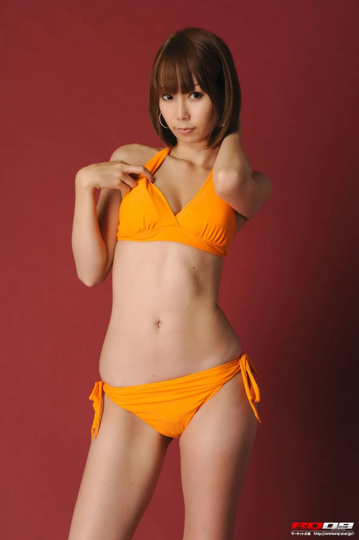 [RQ-STAR] NO.00208 Tokunaga Sueyu Swim Suits Swimwear - Orange Photo Set photo 31