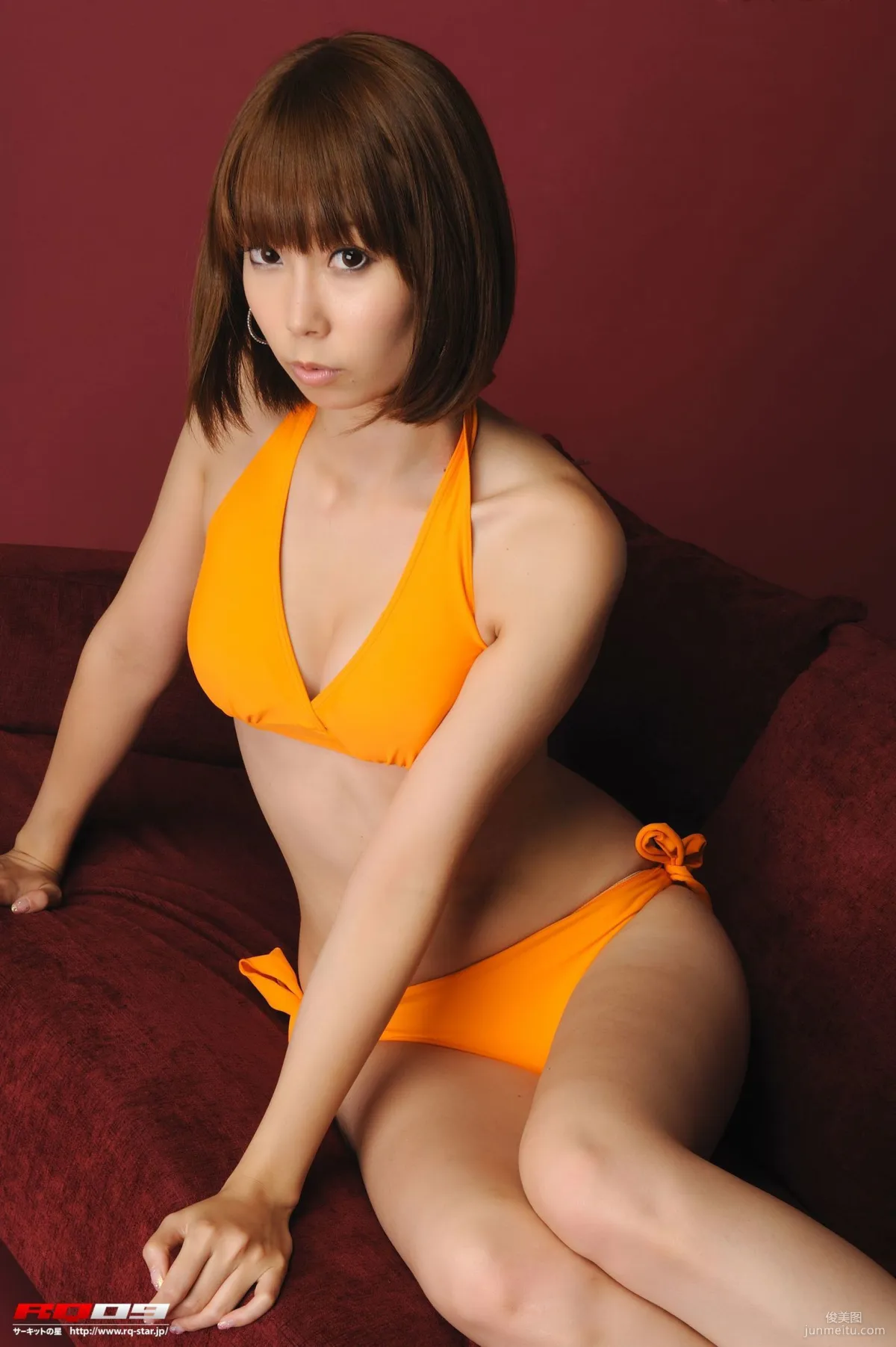 [RQ-STAR] NO.00208 Tokunaga Sueyu Swim Suits Swimwear - Orange Photo Set photo 87