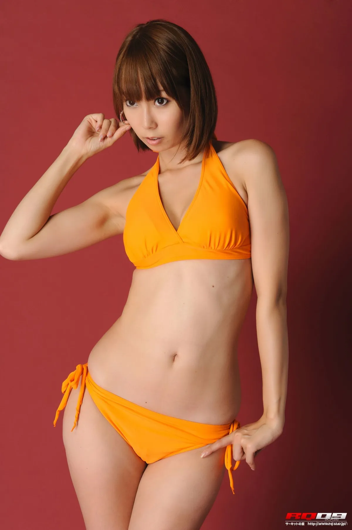 [RQ-STAR] NO.00208 Tokunaga Sueyu Swim Suits Swimwear - Orange Photo Set photo 36