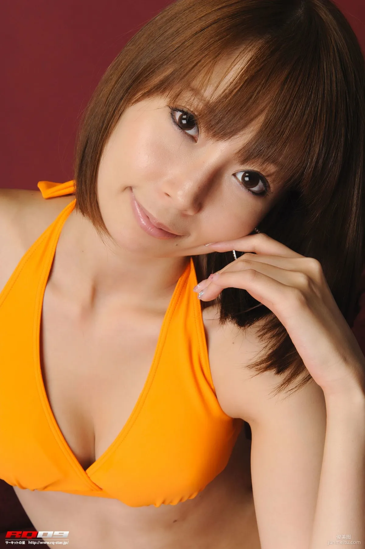 [RQ-STAR] NO.00208 Tokunaga Sueyu Swim Suits Swimwear - Orange Photo Set photo 89