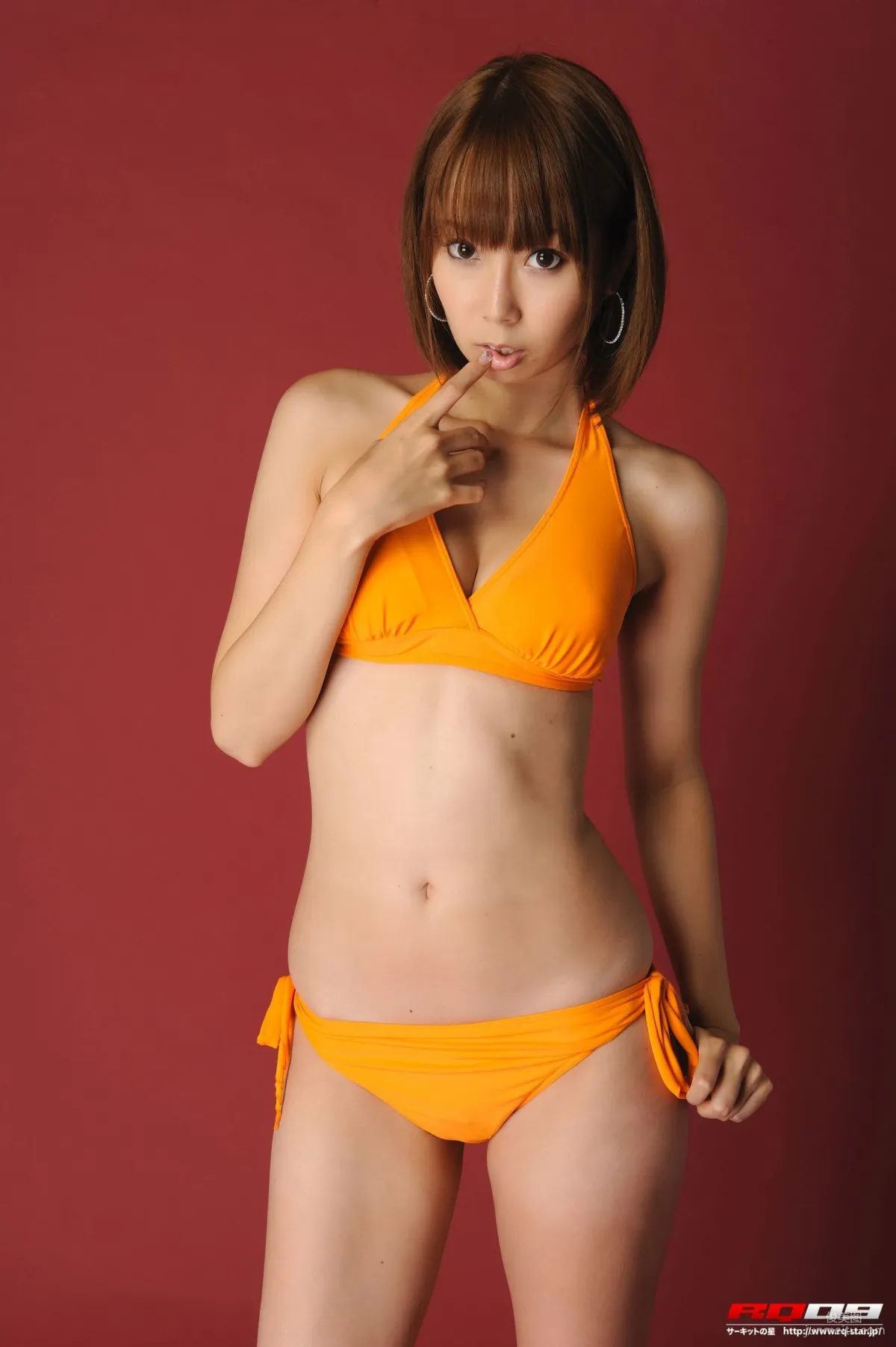 [RQ-STAR] NO.00208 Tokunaga Sueyu Swim Suits Swimwear - Orange Photo Set photo 45
