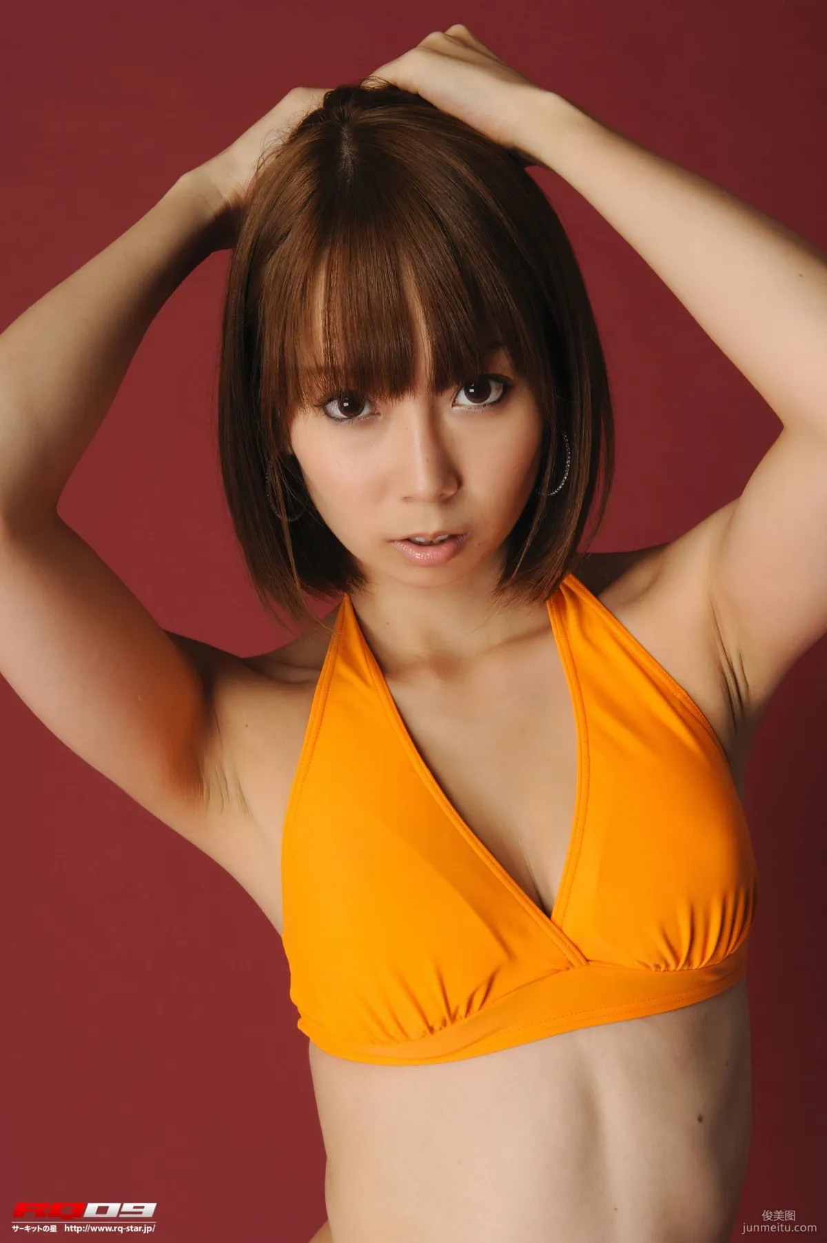 [RQ-STAR] NO.00208 Tokunaga Sueyu Swim Suits Swimwear - Orange Photo Set photo 49