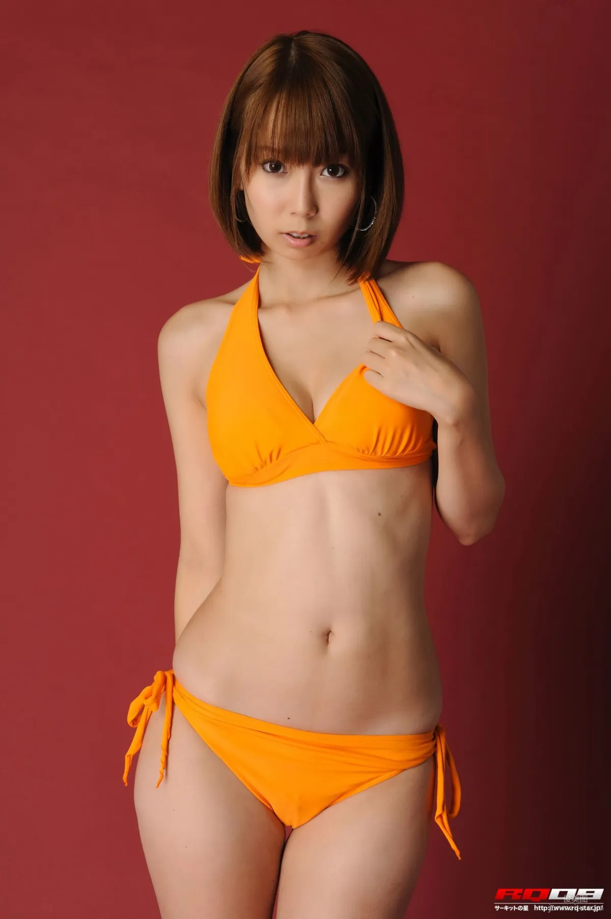 [RQ-STAR] NO.00208 Tokunaga Sueyu Swim Suits Swimwear - Orange Photo Set photo 39