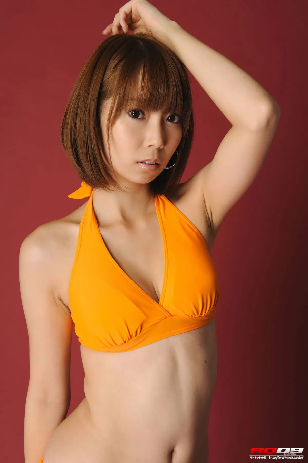 [RQ-STAR] NO.00208 Tokunaga Sueyu Swim Suits Swimwear - Orange Photo Set photo 47