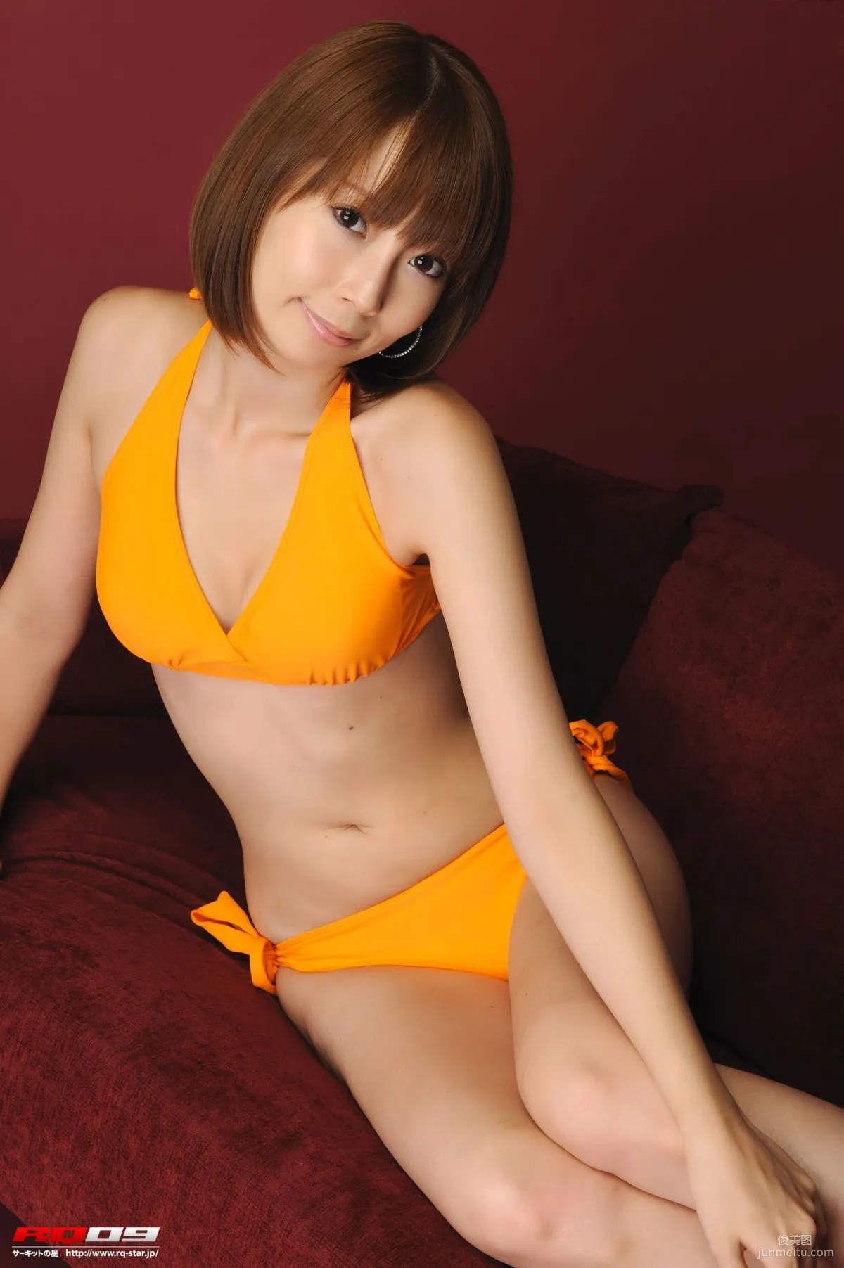 [RQ-STAR] NO.00208 Tokunaga Sueyu Swim Suits Swimwear - Orange Photo Set photo 88