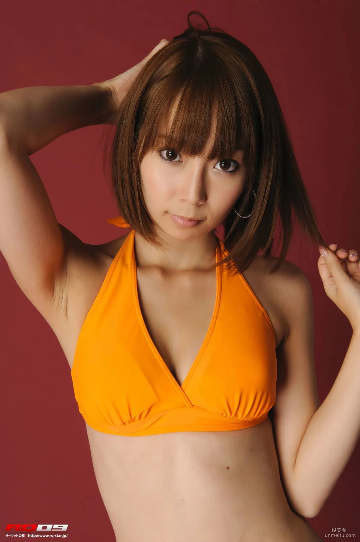 [RQ-STAR] NO.00208 Tokunaga Sueyu Swim Suits Swimwear - Orange Photo Set photo 50