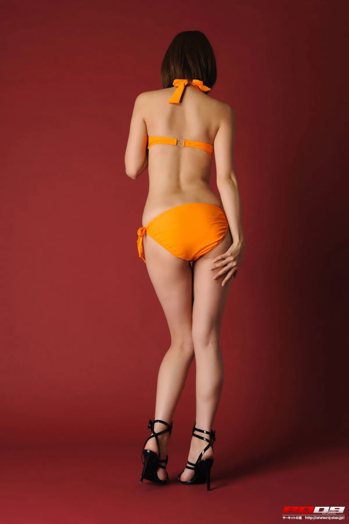 [RQ-STAR] NO.00208 Tokunaga Sueyu Swim Suits Swimwear - Orange Photo Set photo 15