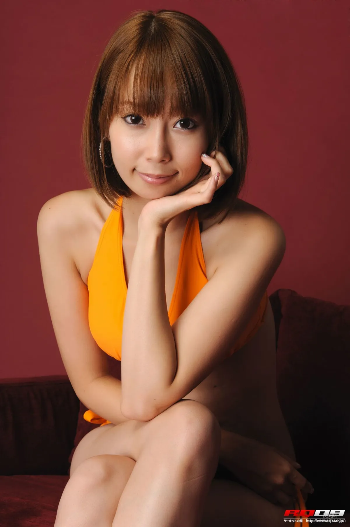 [RQ-STAR] NO.00208 Tokunaga Sueyu Swim Suits Swimwear - Orange Photo Set photo 62