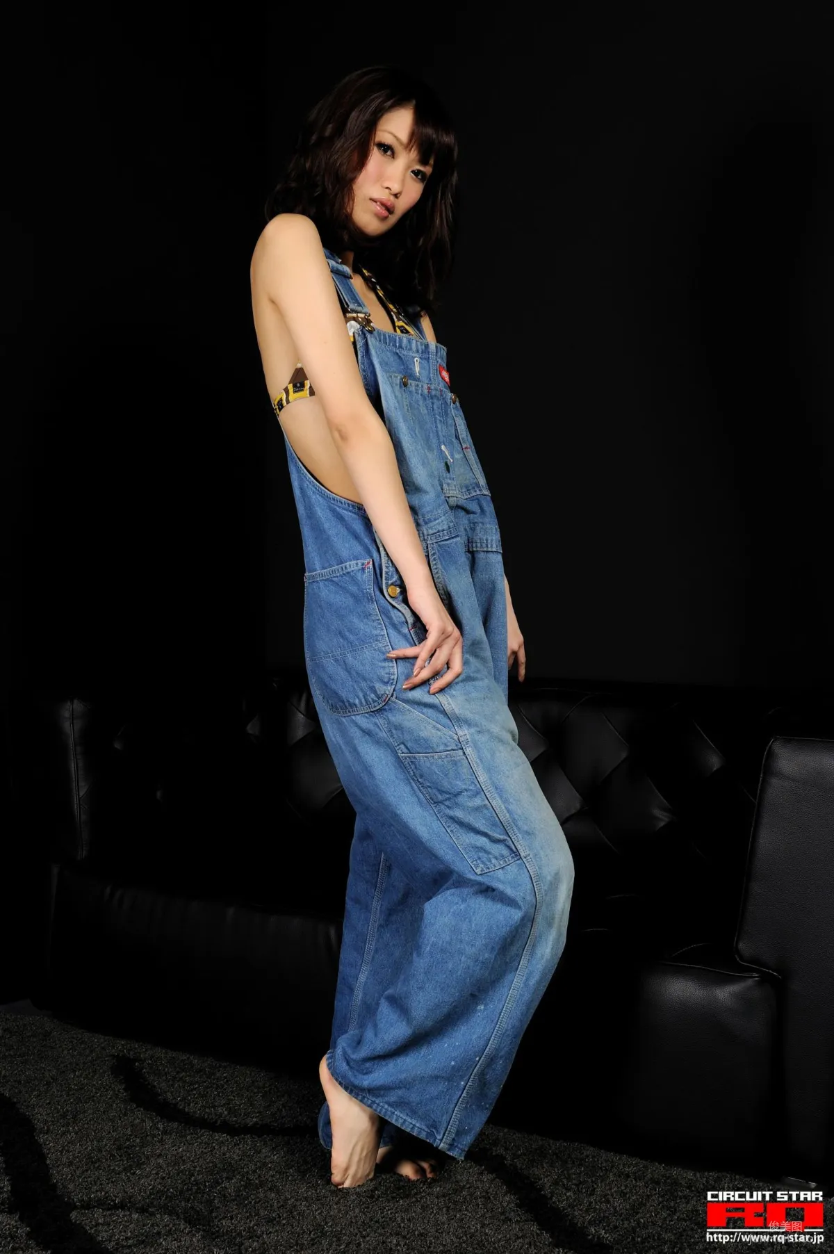 [RQ-STAR] NO.00270 Ai Fukuoka Swim Suits, Denim Long Pants + Swimsuit Photo Set photo 3