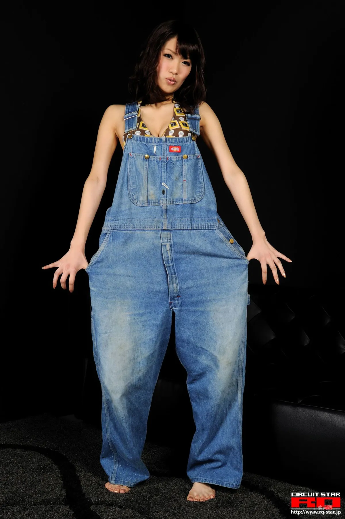 [RQ-STAR] NO.00270 Ai Fukuoka Swim Suits, Denim Long Pants + Swimsuit Photo Set photo 2