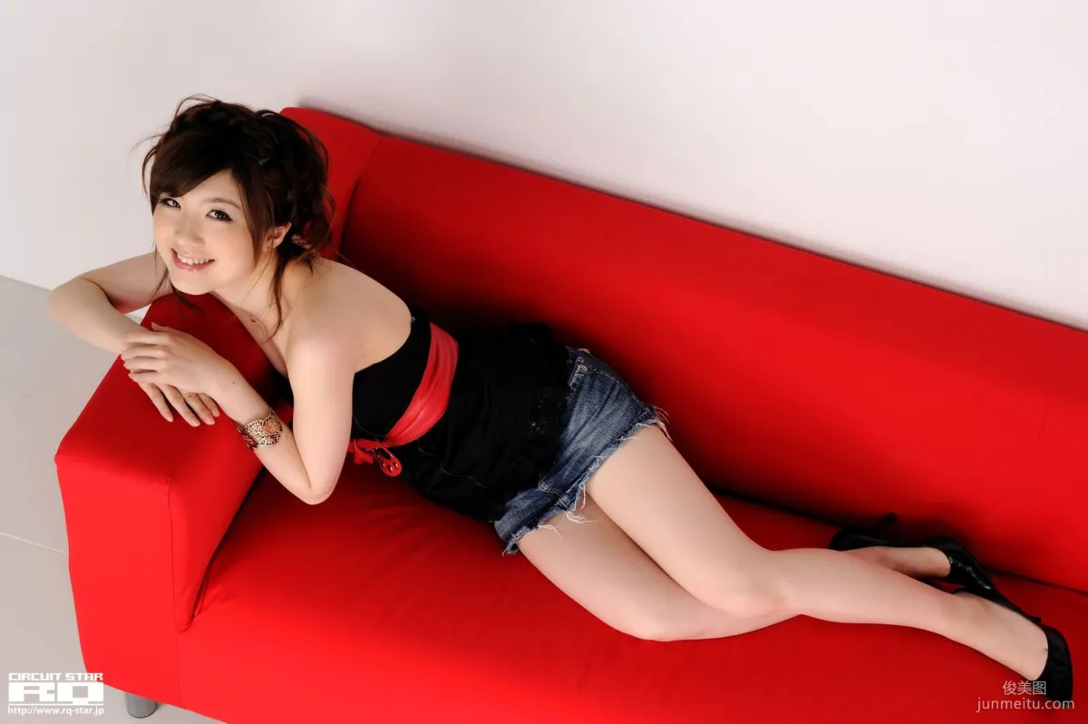 [RQ-STAR] NO.00361 Yoshino Araki Private Dress Denim Ultra Short Skirt Photo Set photo 53