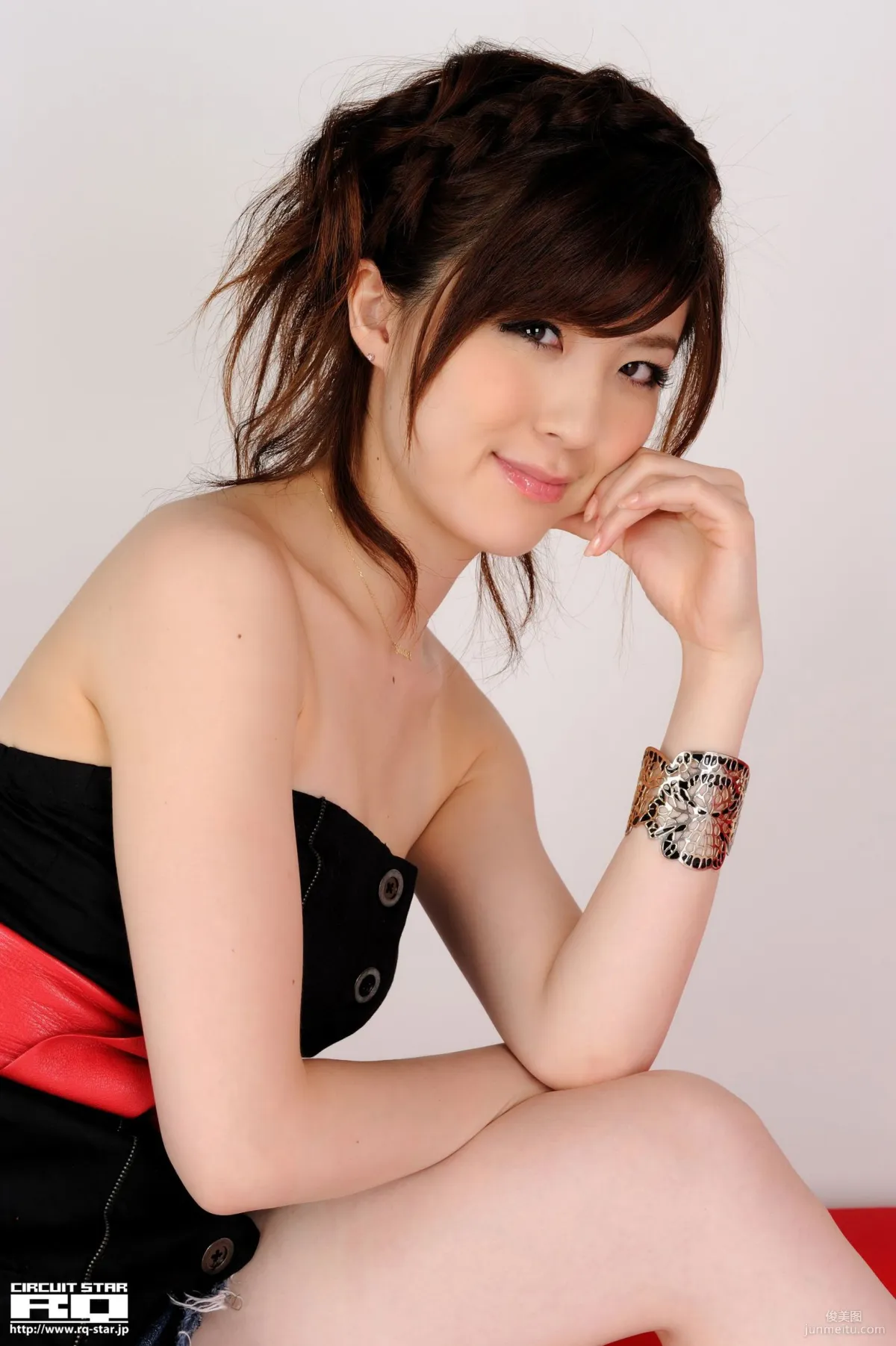 [RQ-STAR] NO.00361 Yoshino Araki Private Dress Denim Ultra Short Skirt Photo Set photo 39