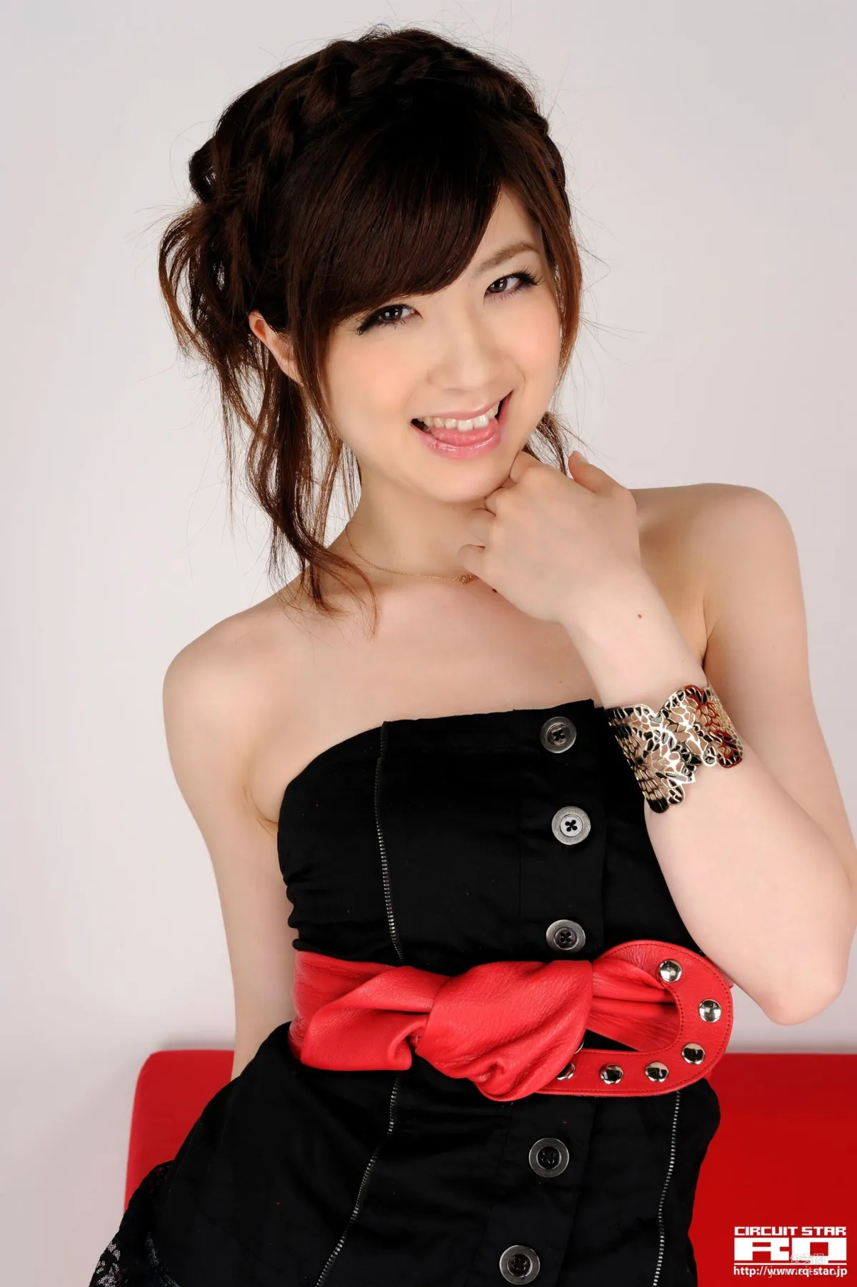 [RQ-STAR] NO.00361 Yoshino Araki Private Dress Denim Ultra Short Skirt Photo Set photo 15