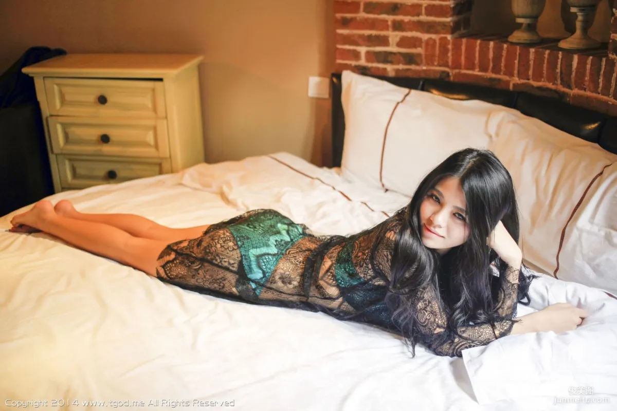 Ouyang Nina Na, Hot Lace Sexy Mature Woman [TGOD] Photo Set photo 73