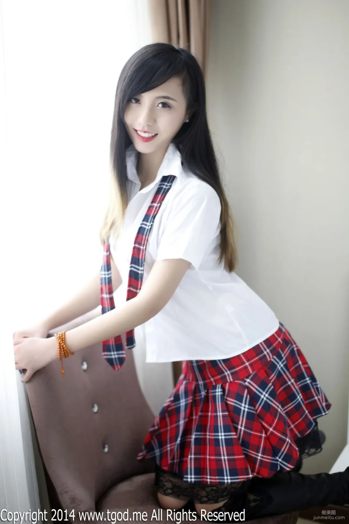 Xie Chenzhuo, The Temptation of Christmas Eve School Uniform [TGOD] Photo Set photo 23
