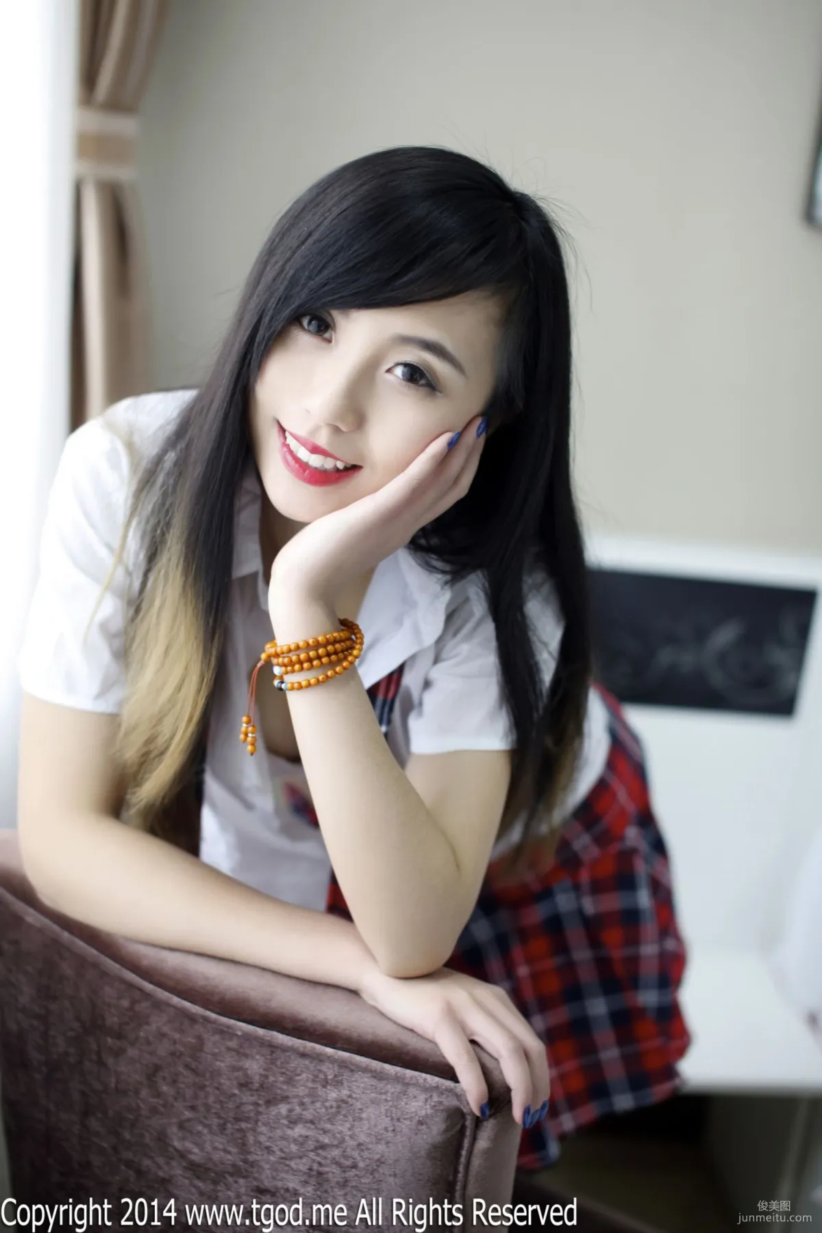 Xie Chenzhuo, The Temptation of Christmas Eve School Uniform [TGOD] Photo Set photo 35