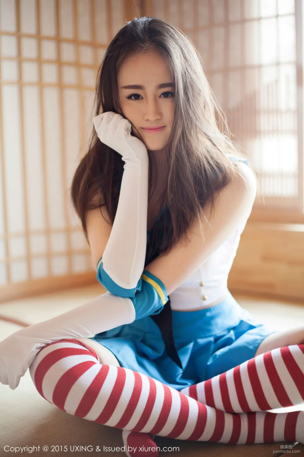 Romi王朝朝 - 美少女校服系列寫真集 [UXING優星館] Vol.005 10
