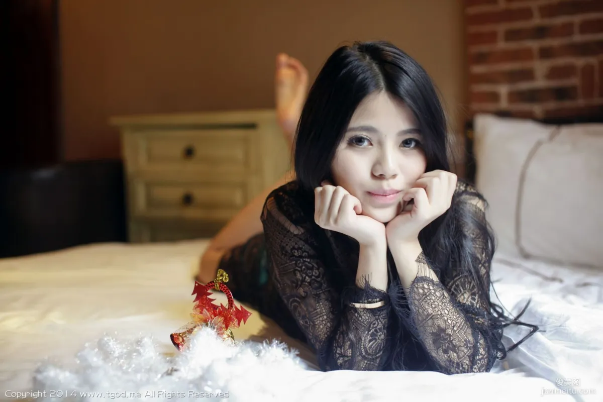 Ouyang Nina Na, Hot Lace Sexy Mature Woman [TGOD] Photo Set photo 24