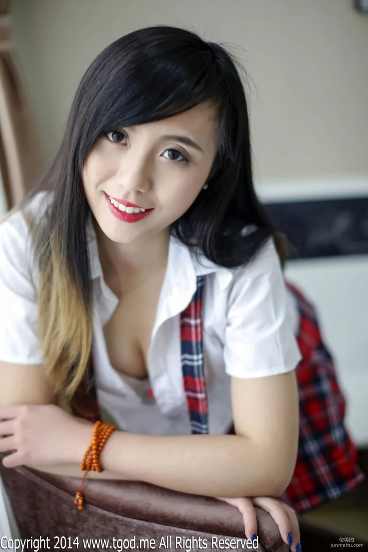 Xie Chenzhuo, The Temptation of Christmas Eve School Uniform [TGOD] Photo Set photo 29