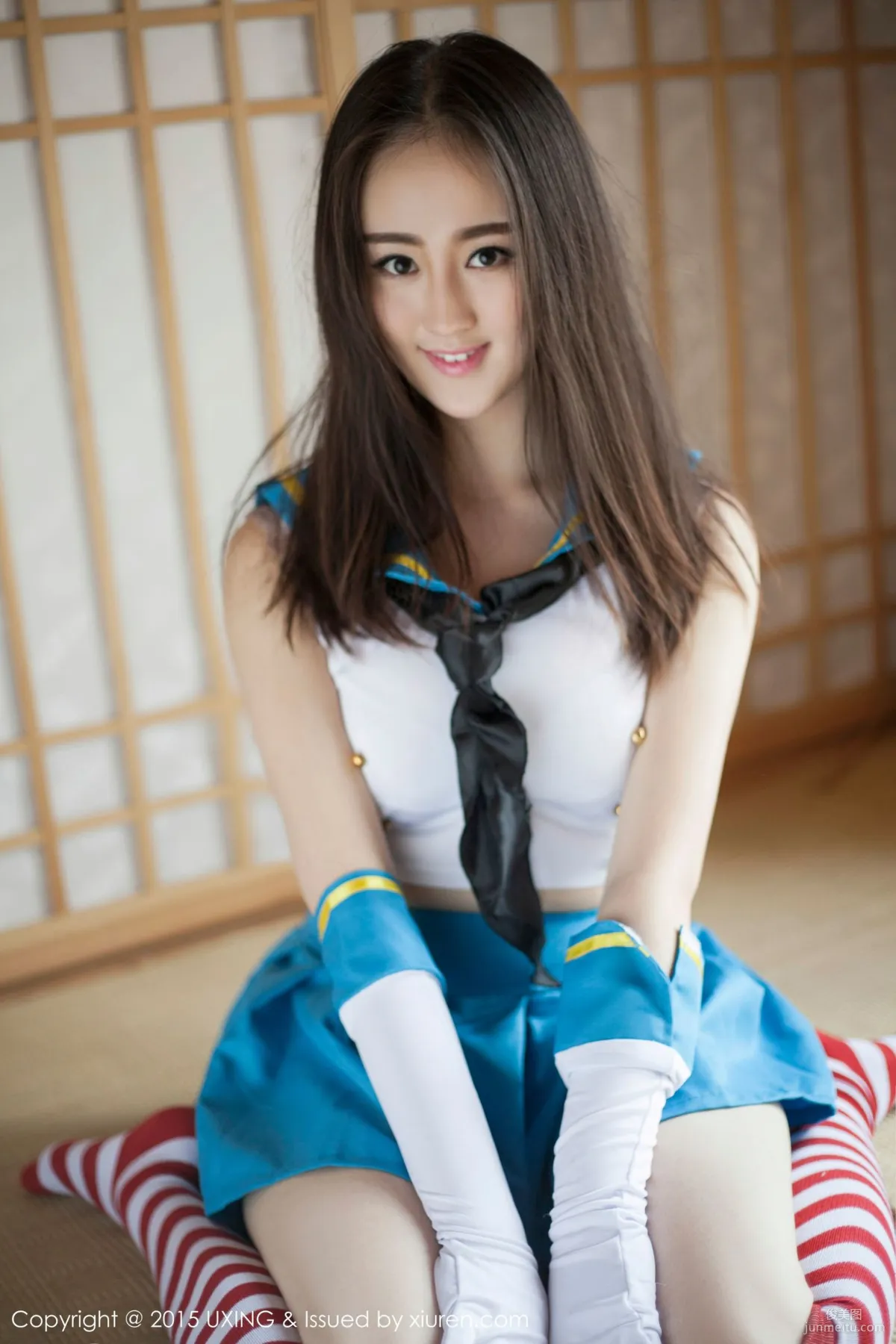Romi王朝朝 - 美少女校服系列寫真集 [UXING優星館] Vol.005 19