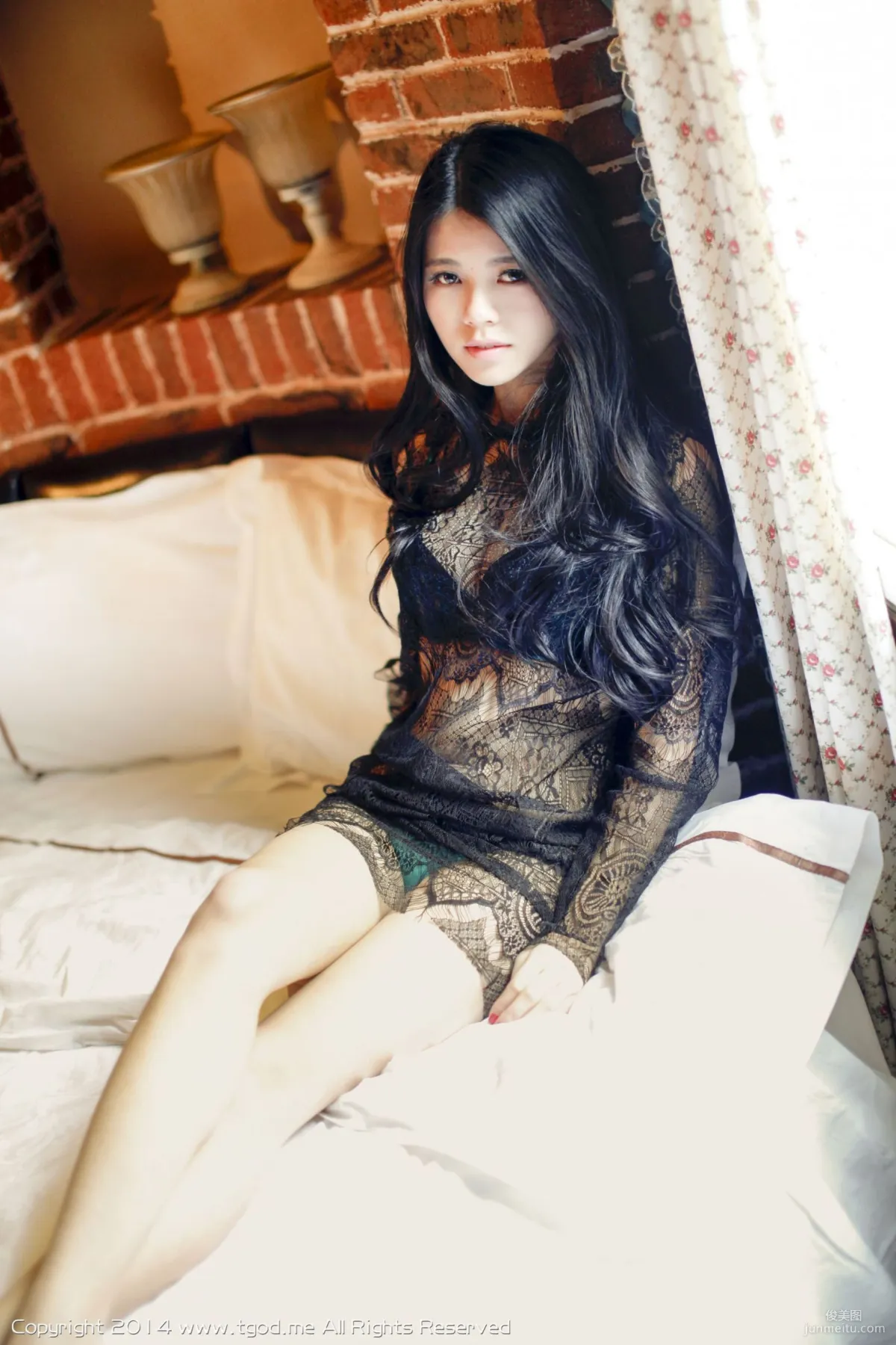 Ouyang Nina Na, Hot Lace Sexy Mature Woman [TGOD] Photo Set photo 43