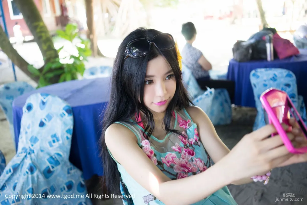 绮里嘉Ula《沙滩仙子》[TGOD推女神] 写真集39