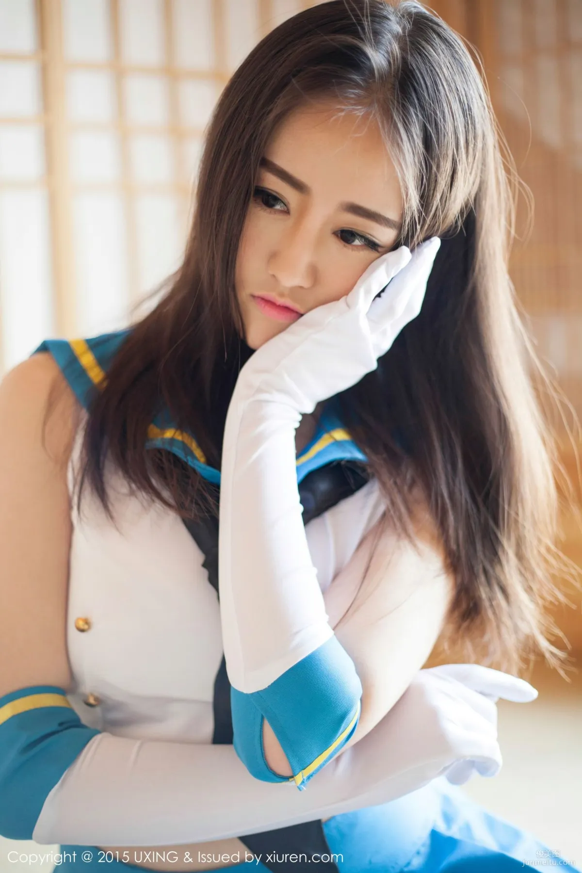 Romi王朝朝 - 美少女校服系列寫真集 [UXING優星館] Vol.005 6