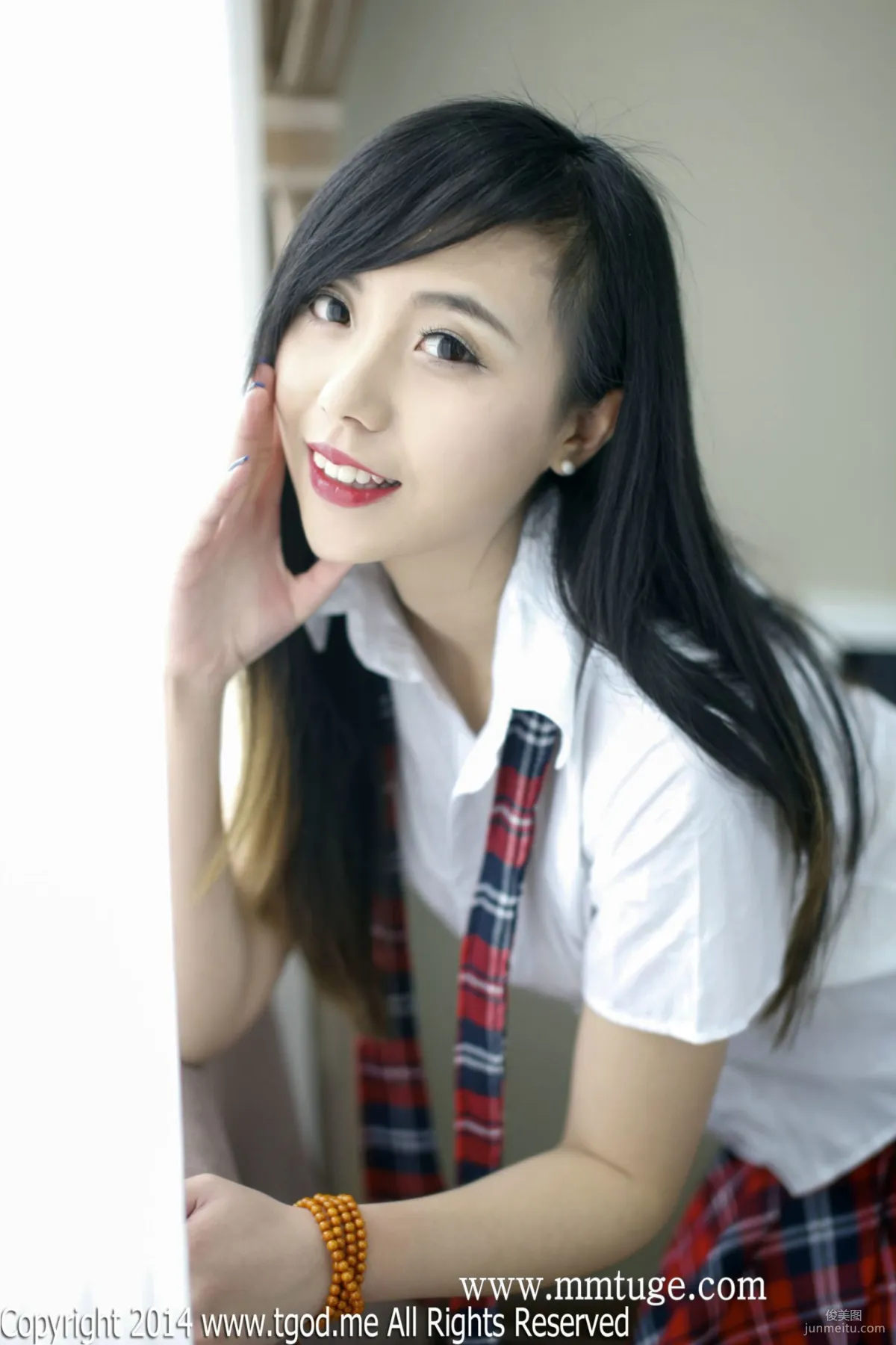 Xie Chenzhuo, The Temptation of Christmas Eve School Uniform [TGOD] Photo Set photo 18