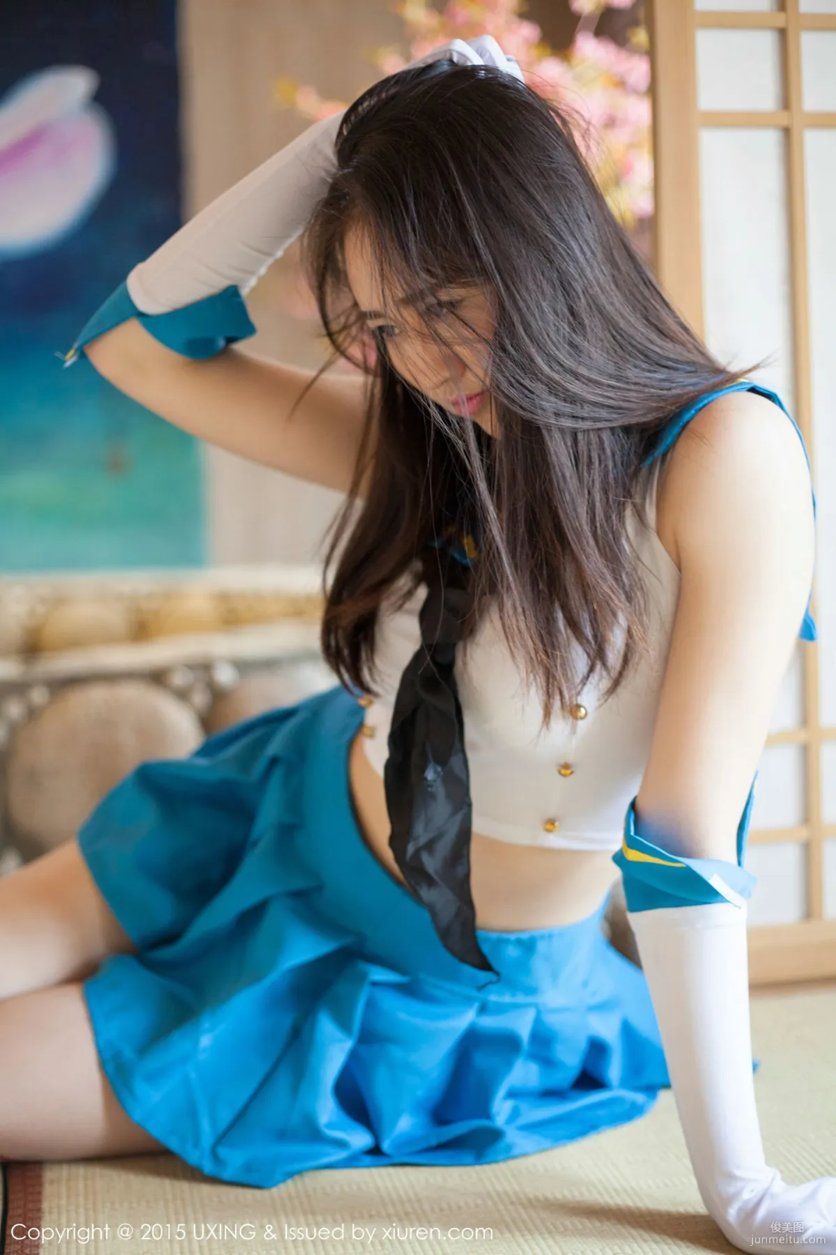 Romi王朝朝 - 美少女校服系列寫真集 [UXING優星館] Vol.005 15