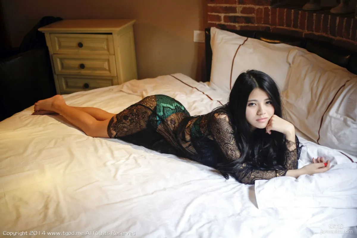 Ouyang Nina Na, Hot Lace Sexy Mature Woman [TGOD] Photo Set photo 82
