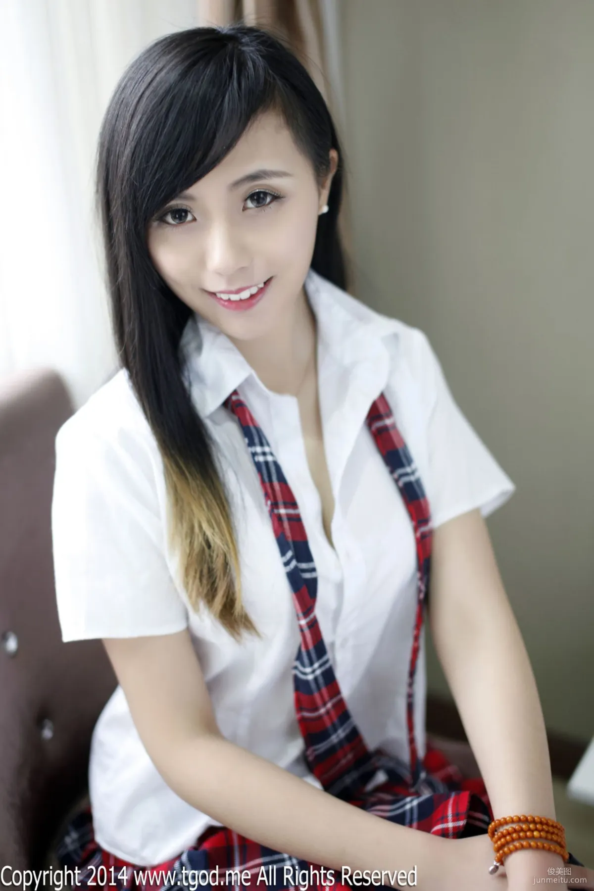 Xie Chenzhuo, The Temptation of Christmas Eve School Uniform [TGOD] Photo Set photo 12