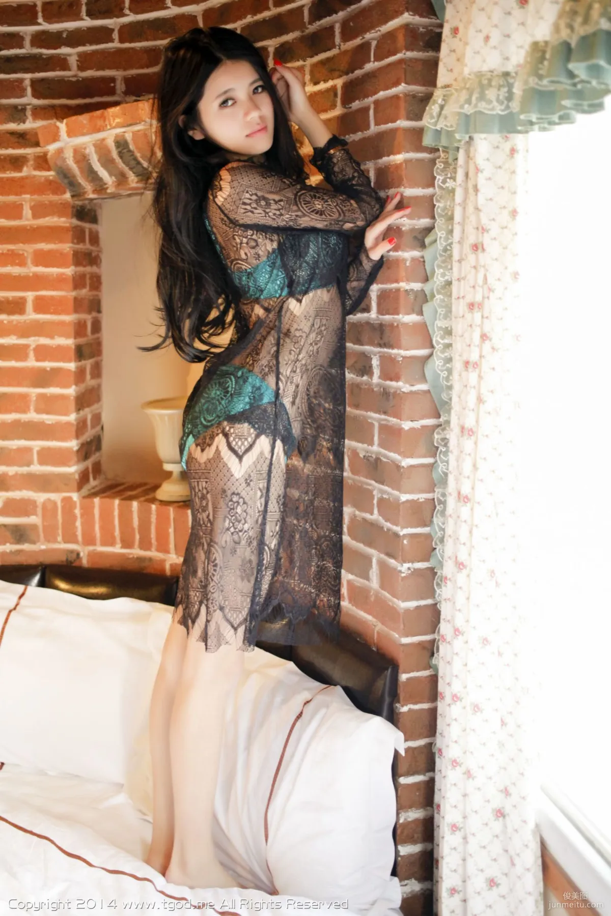 Ouyang Nina Na, Hot Lace Sexy Mature Woman [TGOD] Photo Set photo 85