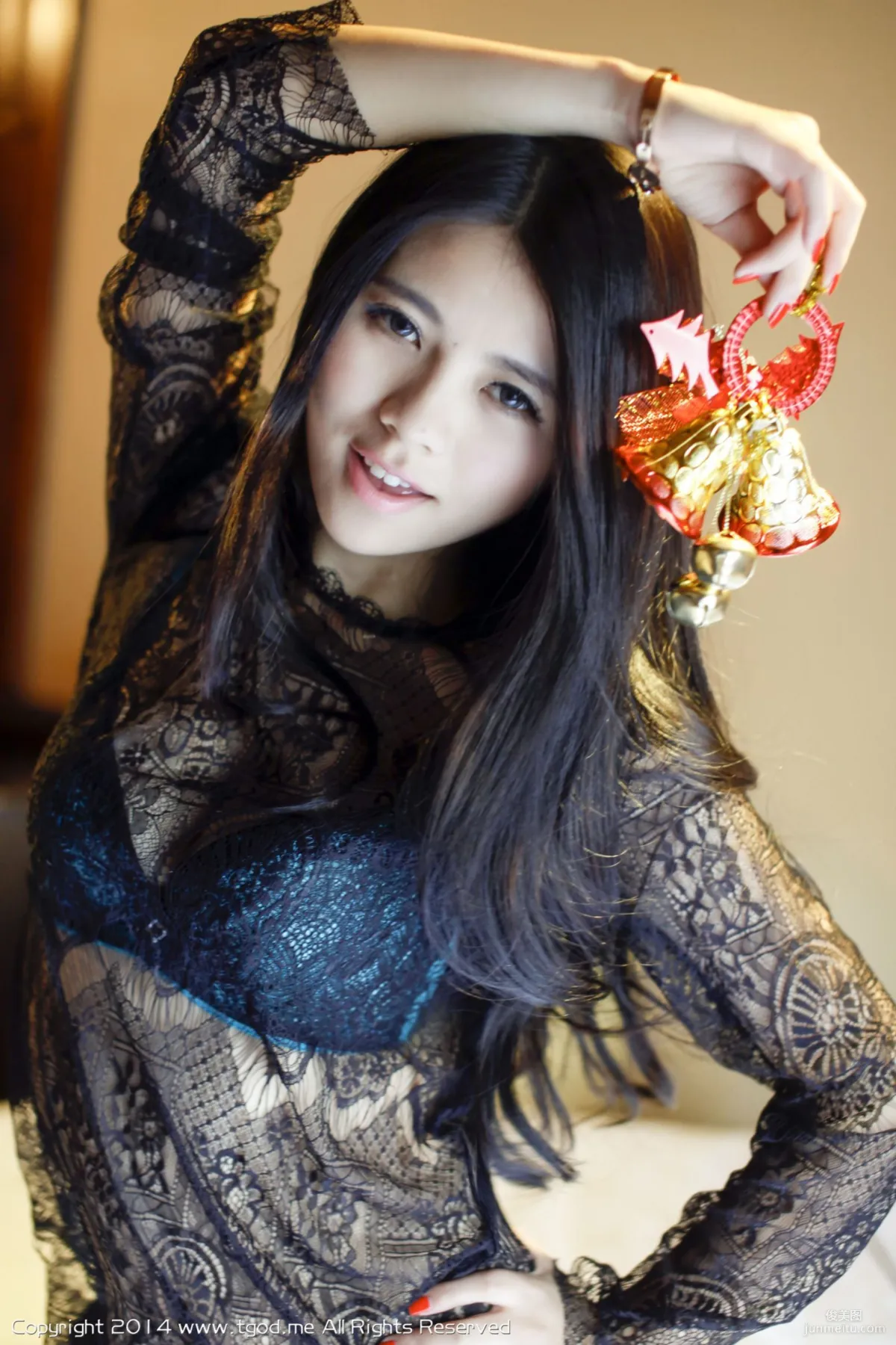 Ouyang Nina Na, Hot Lace Sexy Mature Woman [TGOD] Photo Set photo 14