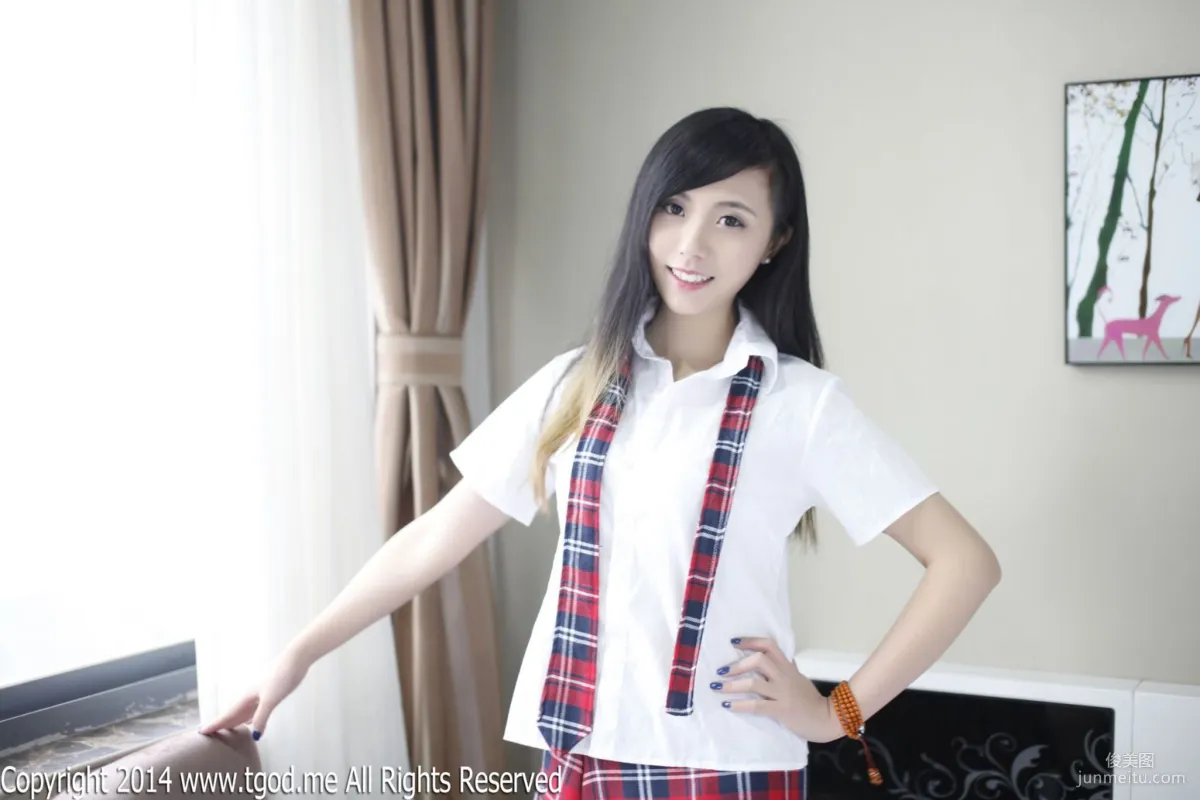 Xie Chenzhuo, The Temptation of Christmas Eve School Uniform [TGOD] Photo Set photo 2