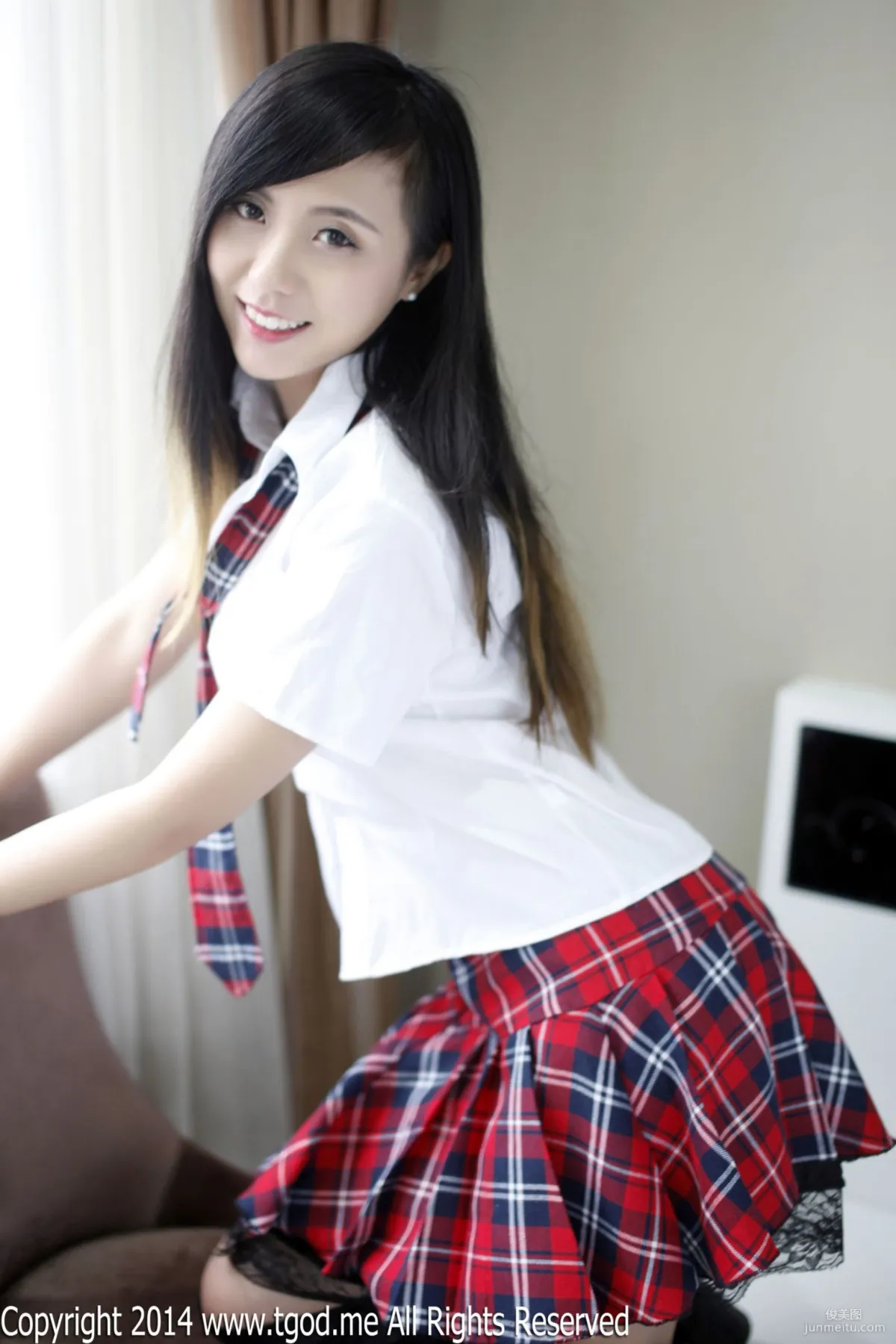 Xie Chenzhuo, The Temptation of Christmas Eve School Uniform [TGOD] Photo Set photo 8