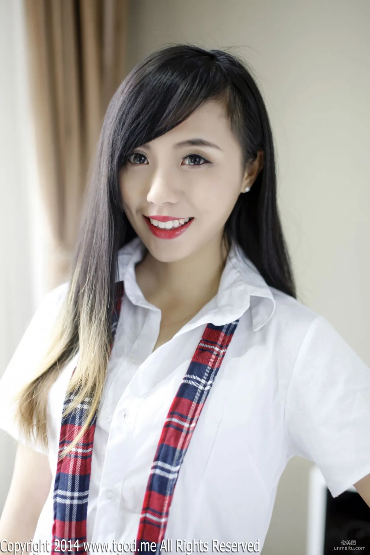 Xie Chenzhuo, The Temptation of Christmas Eve School Uniform [TGOD] Photo Set photo 15