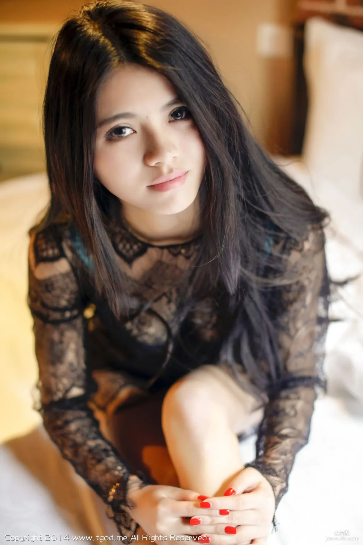 Ouyang Nina Na, Hot Lace Sexy Mature Woman [TGOD] Photo Set photo 61