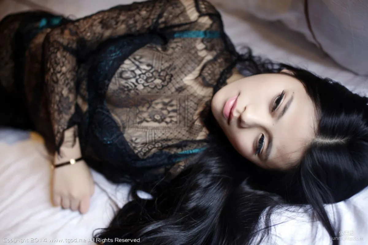 Ouyang Nina Na, Hot Lace Sexy Mature Woman [TGOD] Photo Set photo 34