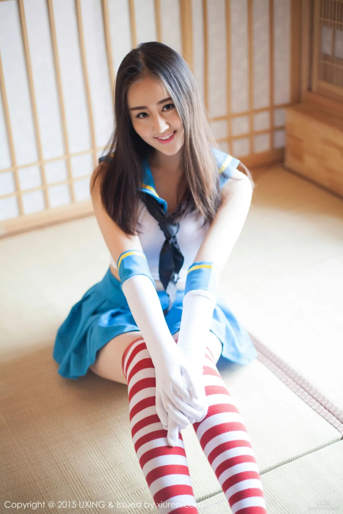 Romi王朝朝 - 美少女校服系列寫真集 [UXING優星館] Vol.005 4