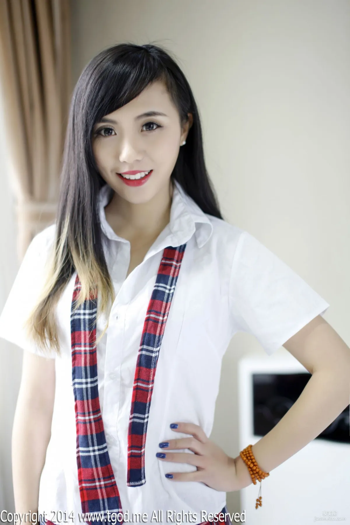 Xie Chenzhuo, The Temptation of Christmas Eve School Uniform [TGOD] Photo Set photo 14