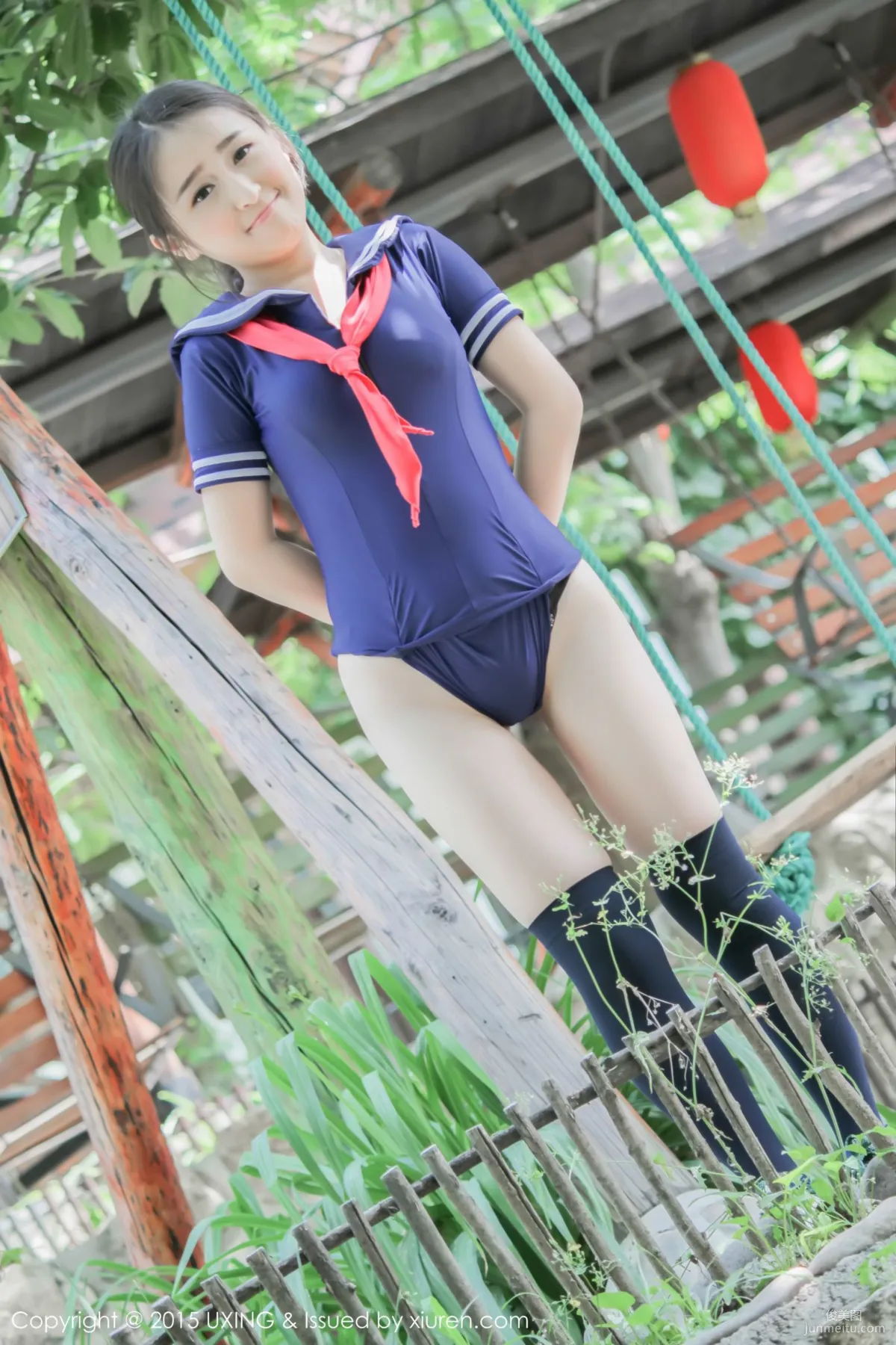 煊煊sunny - 水手服泳裝少女 [UXING優星館] Vol.017 寫真集 23