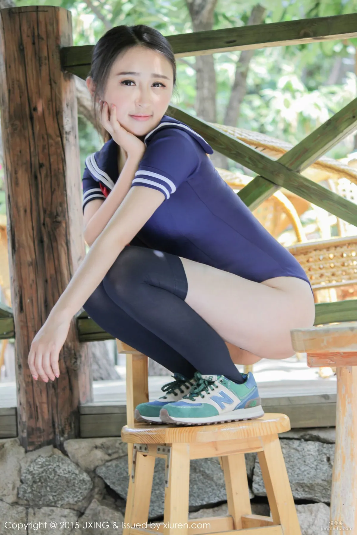 煊煊sunny - 水手服泳裝少女 [UXING優星館] Vol.017 寫真集 8