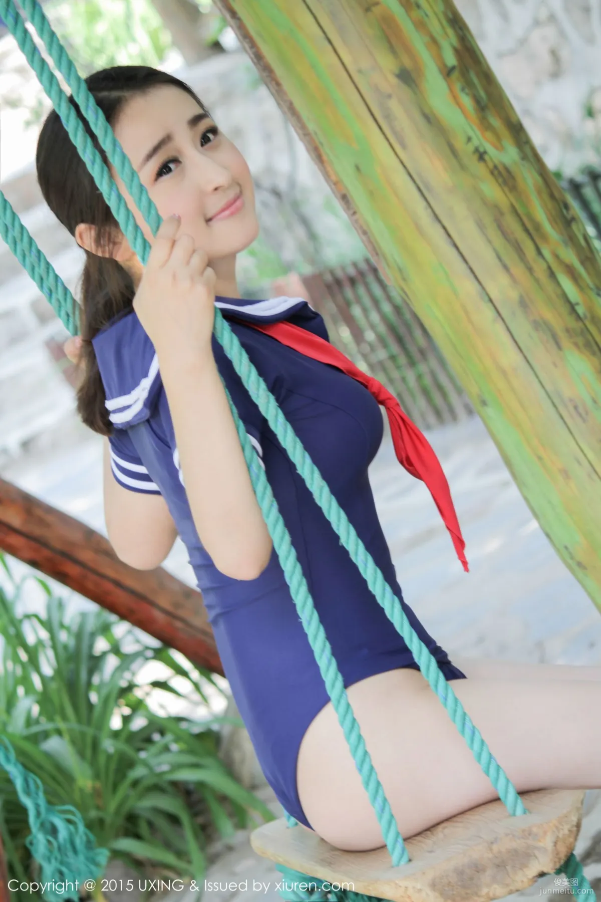 煊煊sunny - 水手服泳裝少女 [UXING優星館] Vol.017 寫真集 18