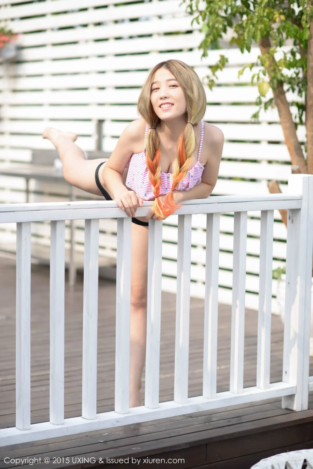 Lan Taozi - Fresh Girl Playful Temptation [UXING] Vol.032 Photo Set photo 2